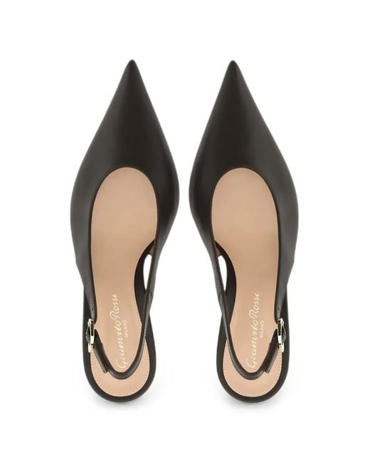 Gianvito Rossi Metallic Escarpins Sofia 70