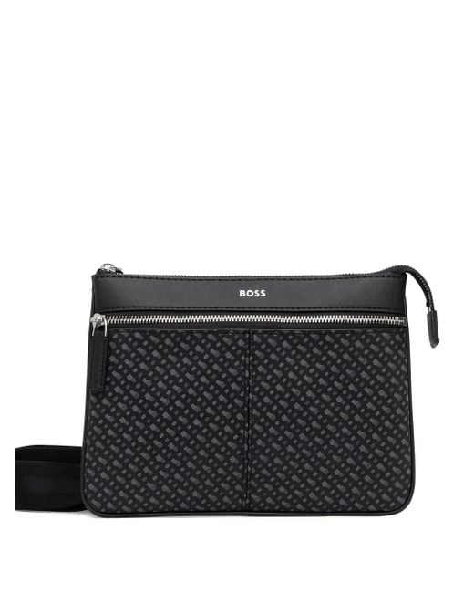 メンズ Boss Zair メッセンジャーバッグ Black