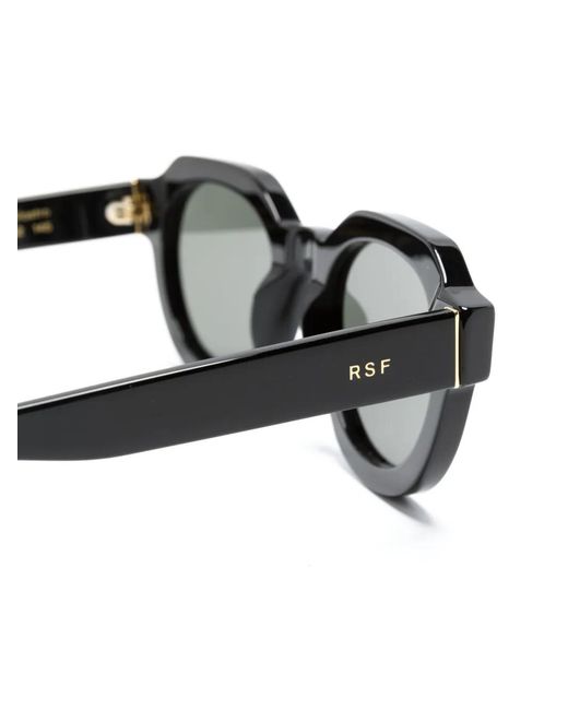 Retrosuperfuture Black Vostro Round-Frame Sunglasses