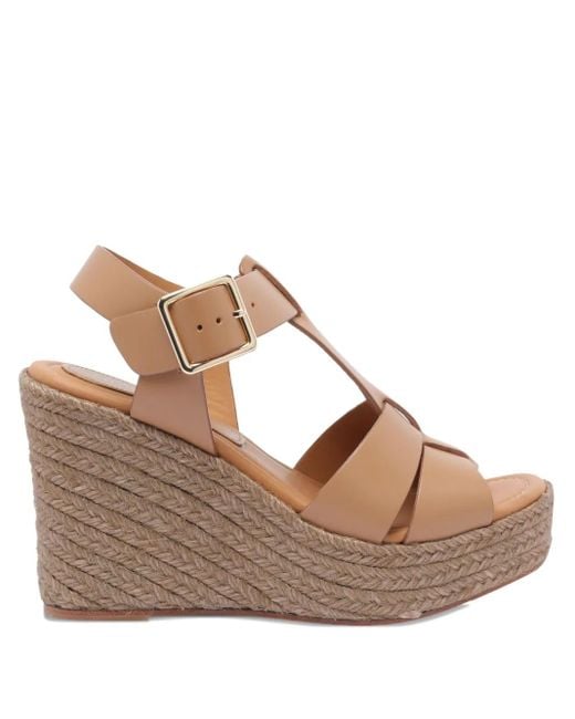 Paloma Barceló Brown 110Mm Leather Sandals
