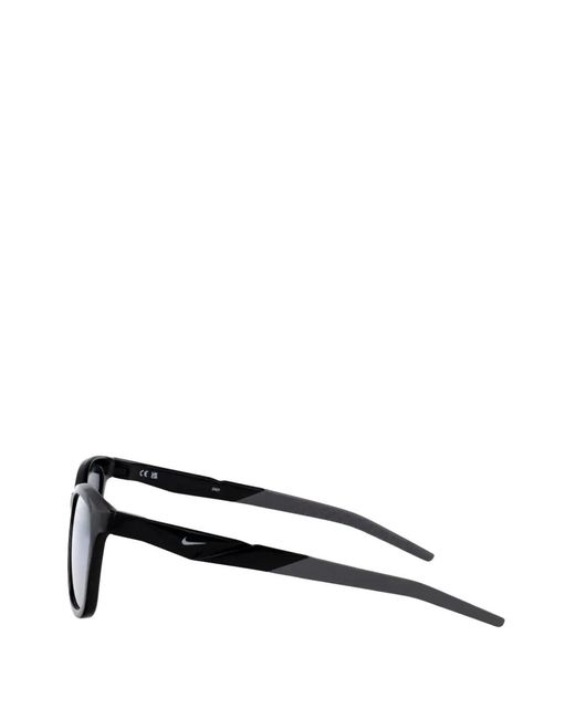 Nike White Lucent Flash Logo Sunglasses