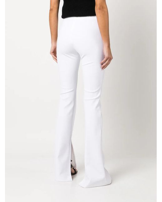 Adam Lippes Flared Broek in het White