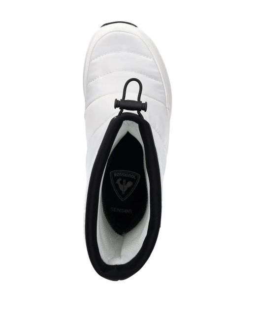 Rossignol White Drawstring Boots