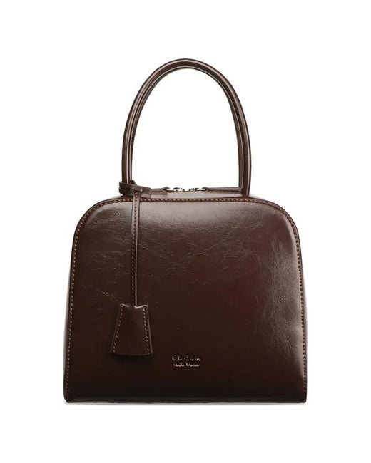 Freja NYC Brown Miro Top-Handle Bag