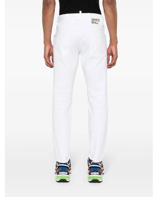 DSquared² White Jeans for men