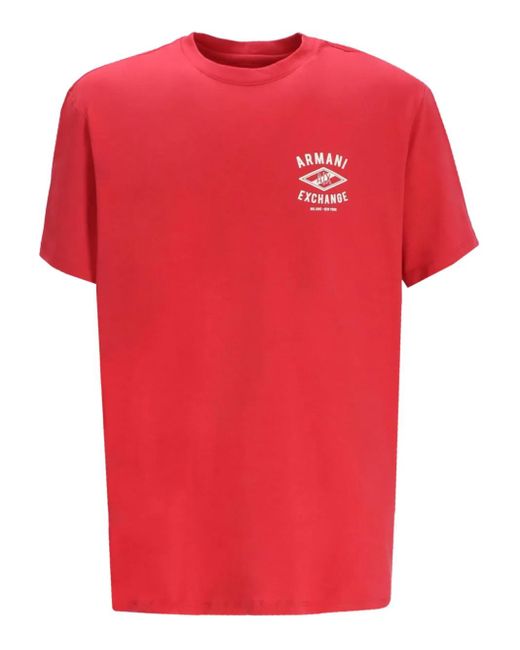 T-Shirt di ARMANI EXCHANGE in Red da Uomo
