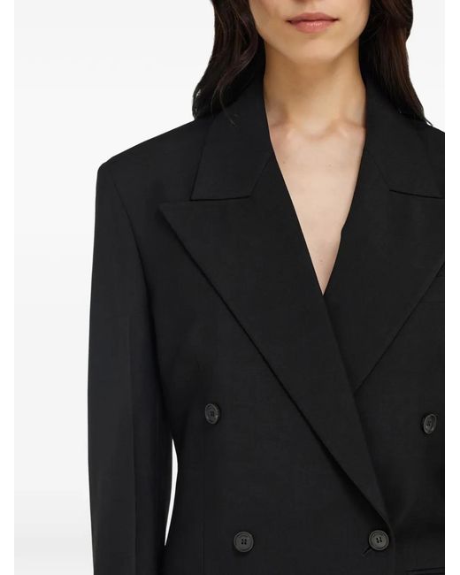 Ferragamo Black Double Breasted Blazer