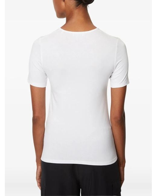 Marc O' Polo White Short-Sleeves Crew-Neck T-Shirt