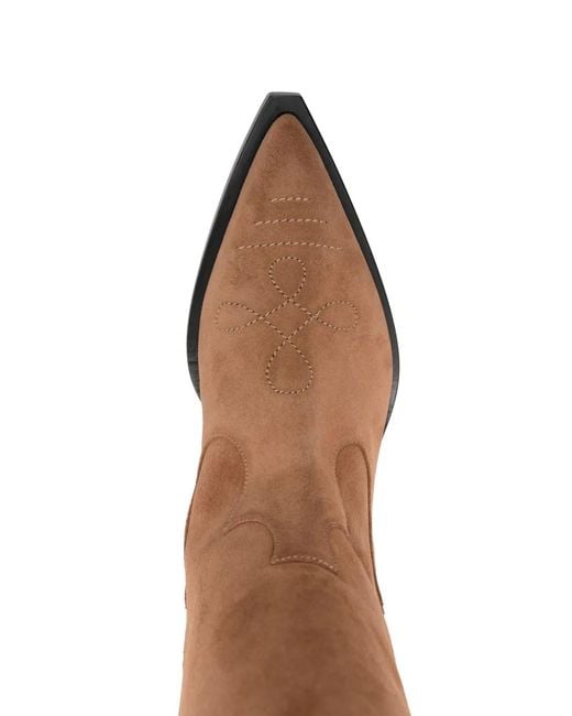 Scarosso Brown Dolly Suede Boots