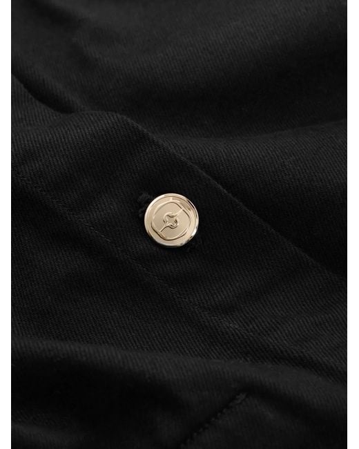 RÙADH Black Constance Button Pocket Jacket