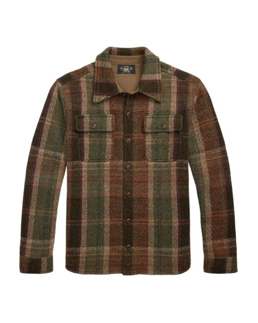 RRL Green Matlock Shirt for men