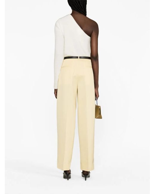 Jil Sander Broek Van Wol in het Natural