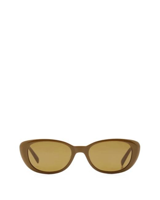 Saint Laurent Metallic Cat-Eye Frame Sunglasses