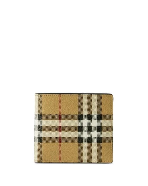Burberry Natural Vintage Check-Print Wallet for men