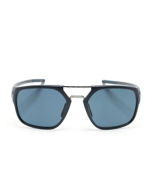 Tag Heuer Blue Navigator-Frame Glasses