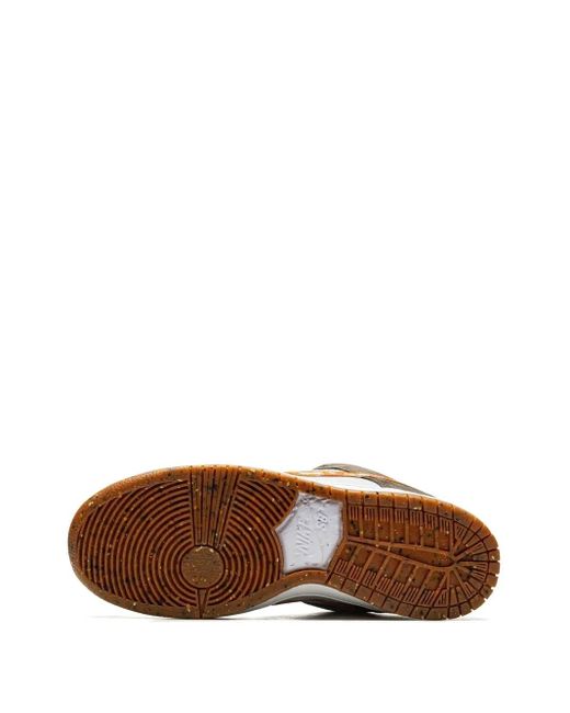 Nike Brown X Crushed Dc Sb Dunk Low Pro Qs Sneakers