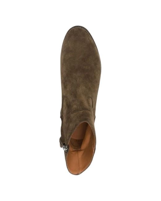 Buttero Brown Floyd Suede Ankle Boots for men