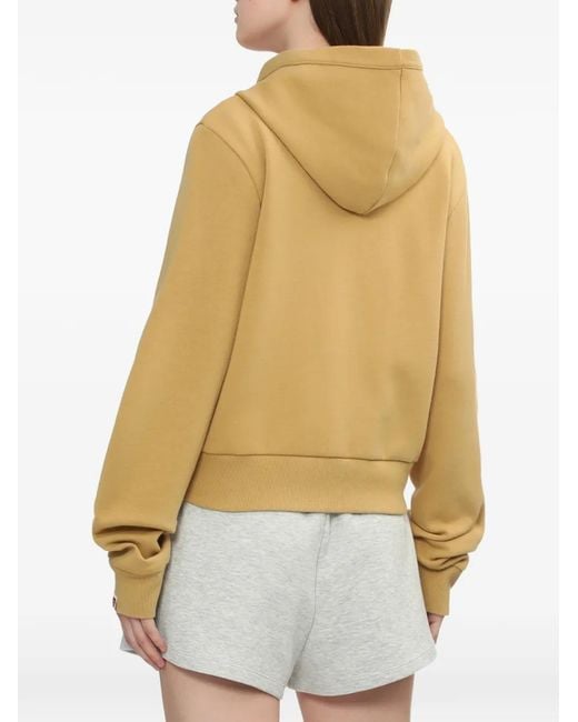A Bathing Ape Natural Logo Hooded Top