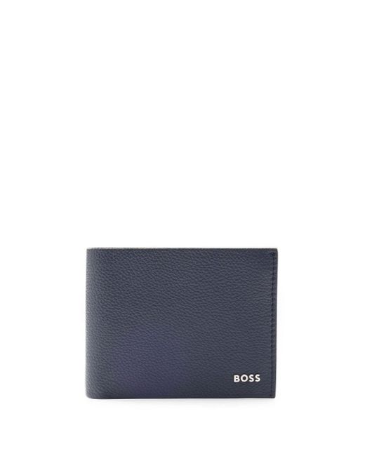Boss Portemonnaie mit Logo-Schild in Blue für Herren