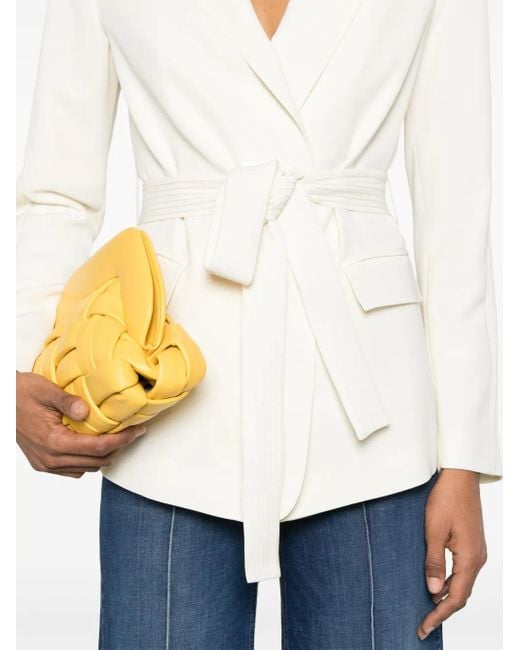 Blazer À Taille Ceinturée Twinset en coloris White
