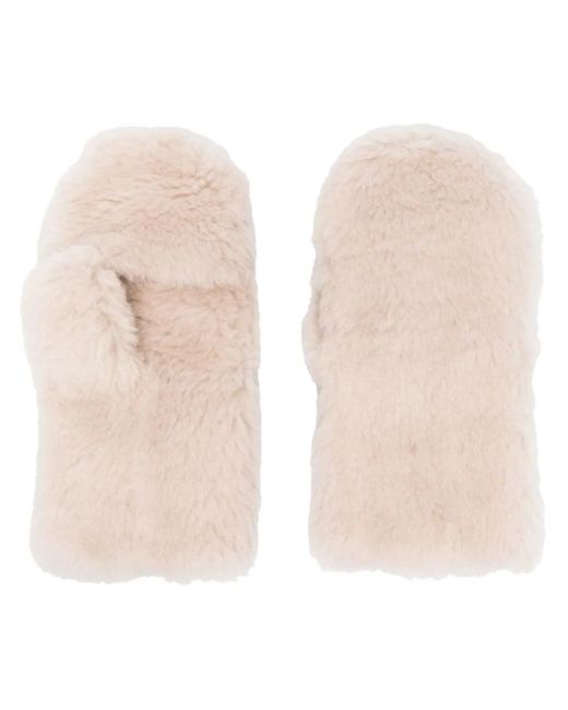 Muffole di Yves Salomon in Natural