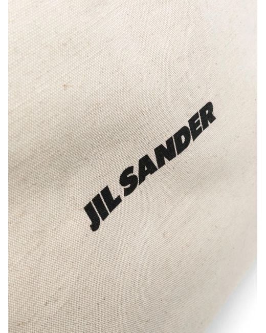 メンズ Jil Sander バンブーハンドル トートバッグ Natural