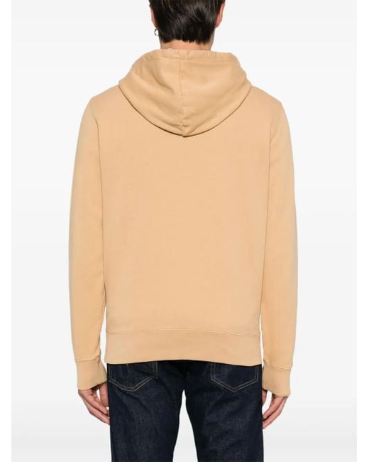 Maison Kitsuné Natural Chillax-Patch Hoodie for men
