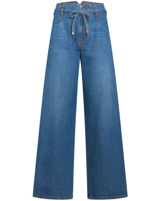 | Jeans vita alta | female | BLU | 28 di Etro in Blue