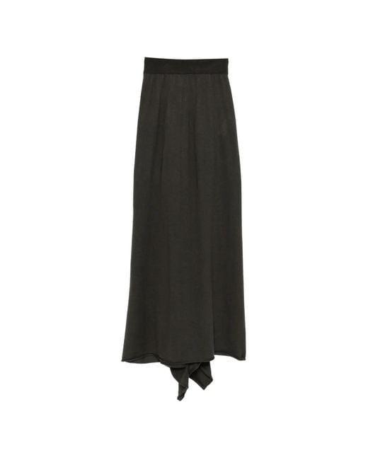 Frenckenberger Black Knitted Skirt