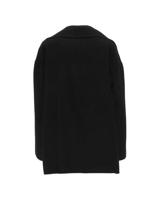 Max Mara Black Double-Breasted Jacket