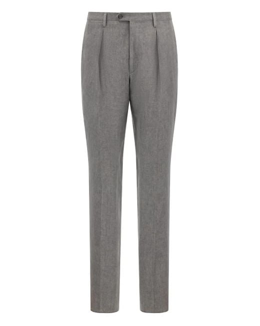 メンズ Boggi サイドダーツ パンツ Gray