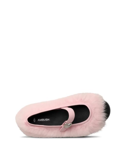 UGG Ambush Mary Jane Shoes in Pink | Lyst