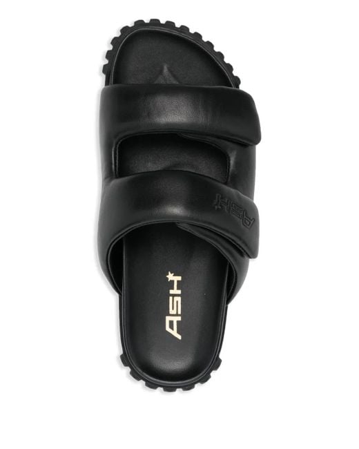 Ash Black Twist Slides