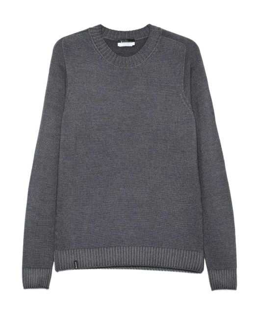 AROVESCIO Men's Gray Crew-Neck Sweater