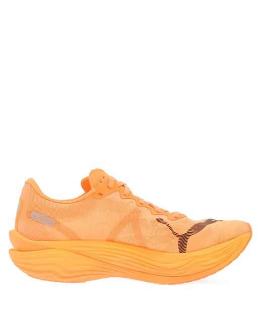 PUMA Orange Deviate Nitro Elite 3 Sneakers