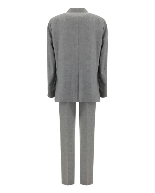 Gi Capri Gray Wool Suit for men