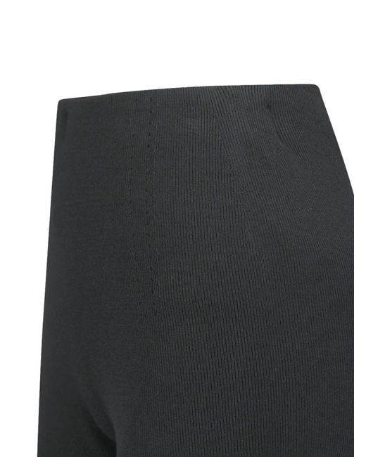 Amomento Black Knit Capri Trousers