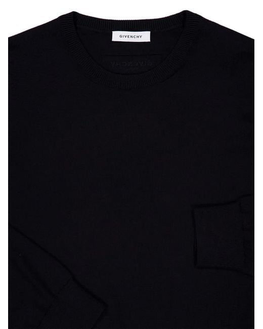 Givenchy Blue Crew-Neck Sweatshirt for men