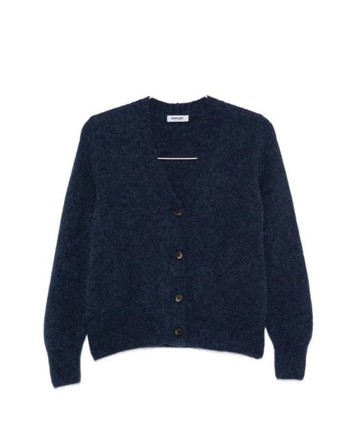 Base London Blue V-Neck Cardigan