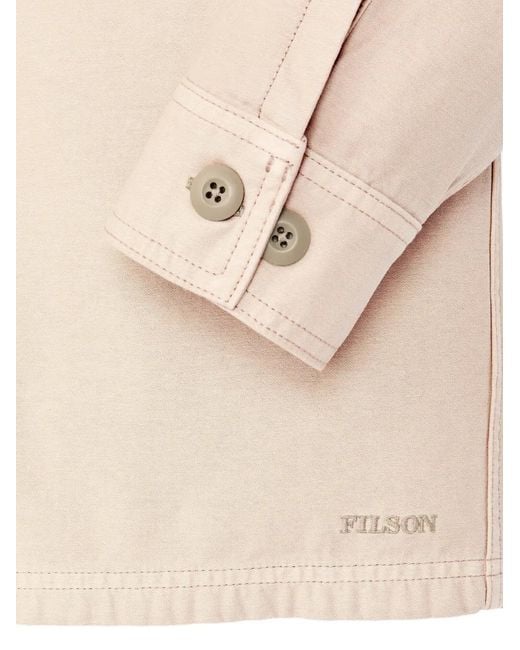 Filson Natural Button-Up Chest-Pocket Jacket for men