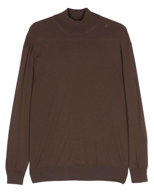 D4.0 Brown Wool Sweater for men