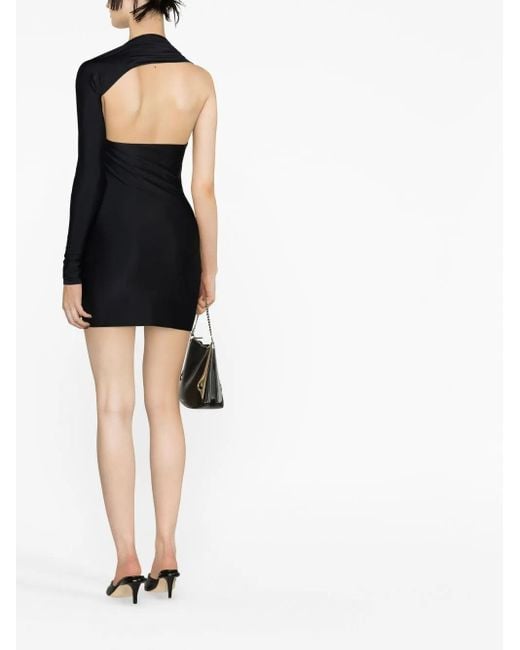 1017 ALYX 9SM Black Cut-out Asymmetric Dress - Women's - Polyamide/elastane