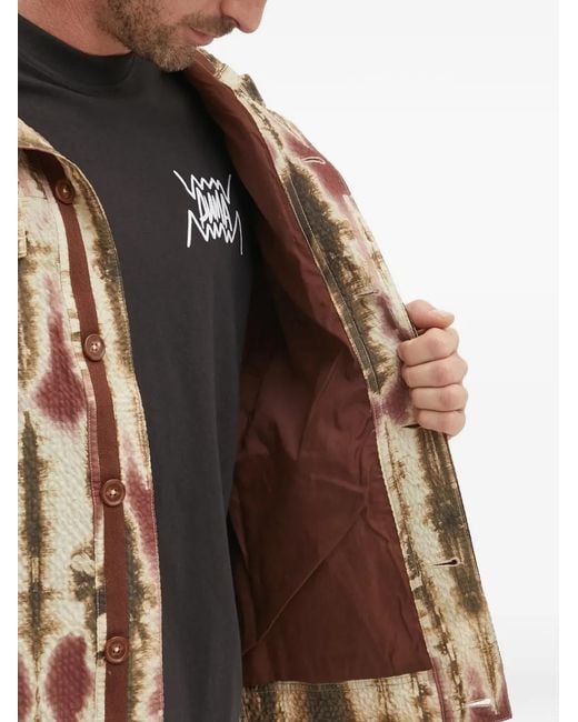 PUMA Brown Hooded Jacket for men