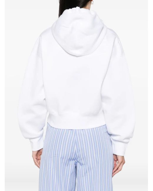 Gucci Hoodie Met Logoprint in het White