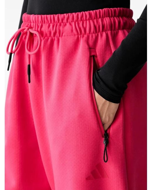 Adidas Red Z.N.E. Open Hem Pants