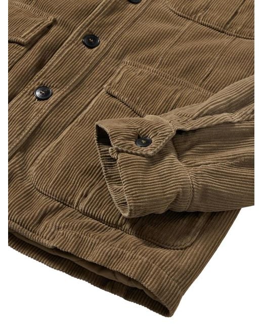 Fortela Brown Corduroy Jacket for men