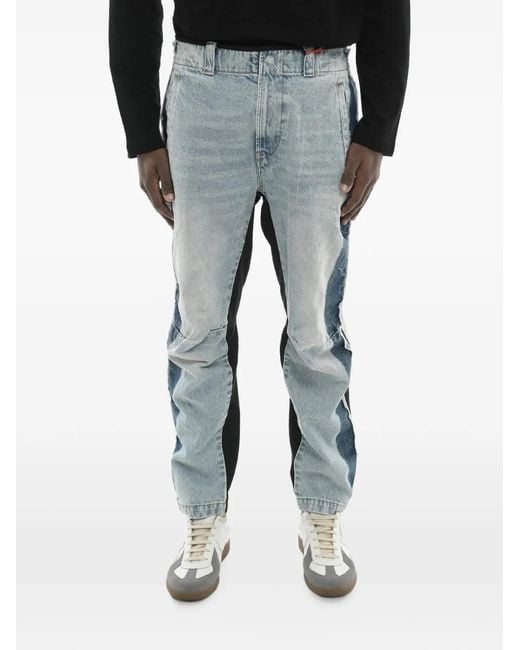 DIESEL Blue Cotton Jeans for men