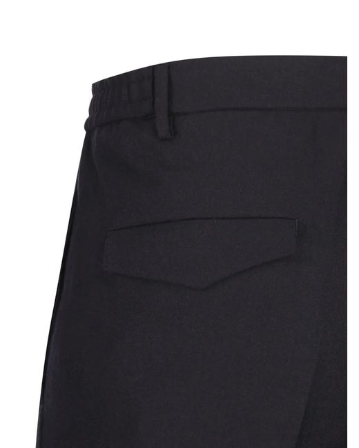 Tagliatore Blue Pressed-Crease Tailored Trousers for men