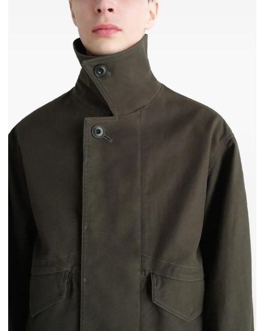 Lemaire Hemdjacke Mit Klappentaschen in Black für Herren