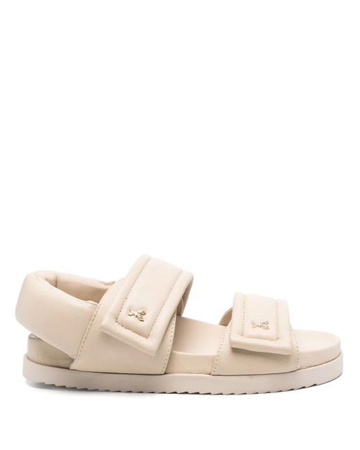 Sandalias con tiras cruzadas Patrizia Pepe de color Natural